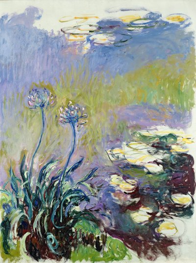 El Agapanthus, 1914-17 de Claude Monet